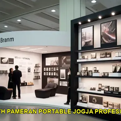 booth pameran portable jogja profesional